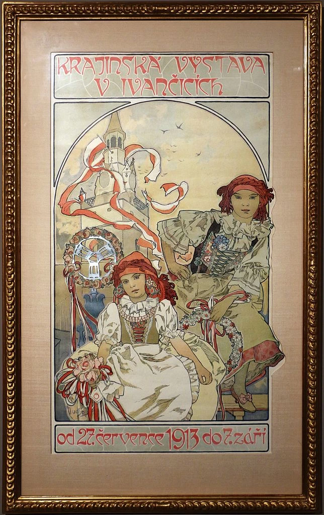 Alfons Mucha - 145, mostra a Ivančice, 1912